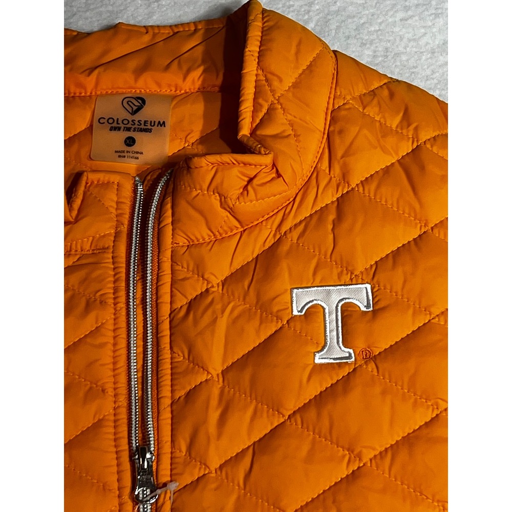 NWT Colosseum Tennessee Volunteers Quilted Vest Women's XL Vols NCAA